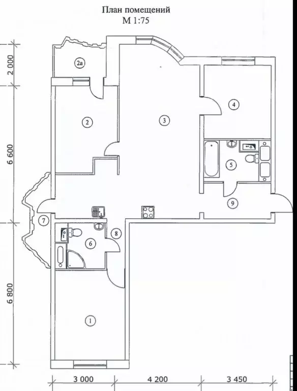 3-к кв. Московская область, Красногорск бул. Красногорский, 17 (94.7 ... - Фото 2