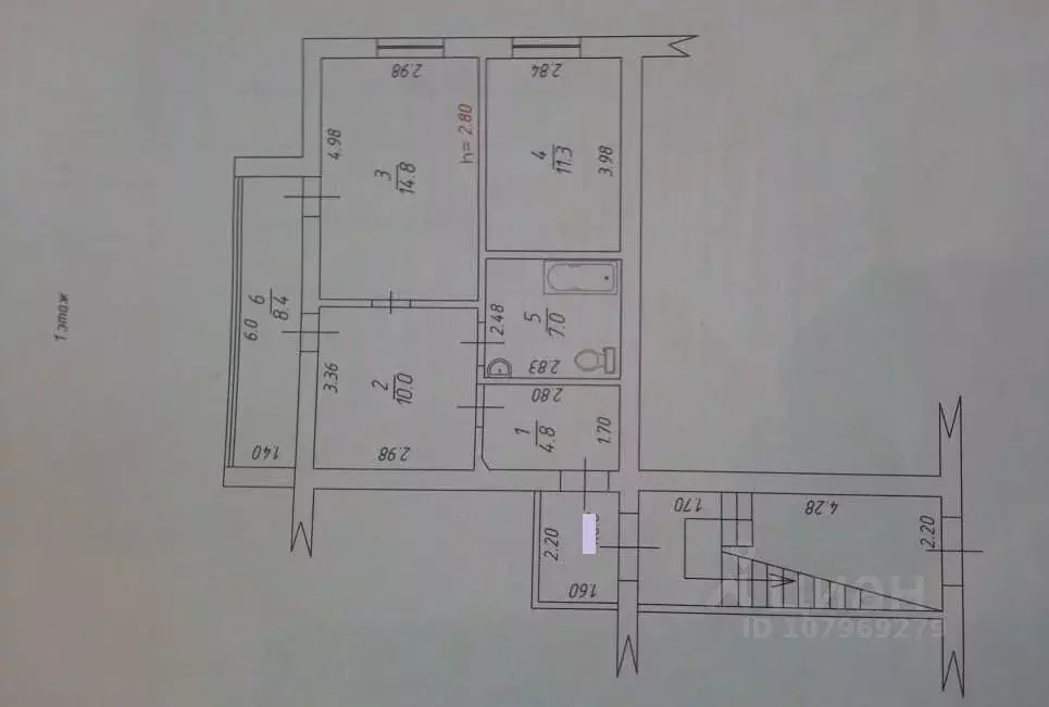 2-к кв. Краснодарский край, Абинск ул. Свердлова, 67 (56.3 м) - Фото 1