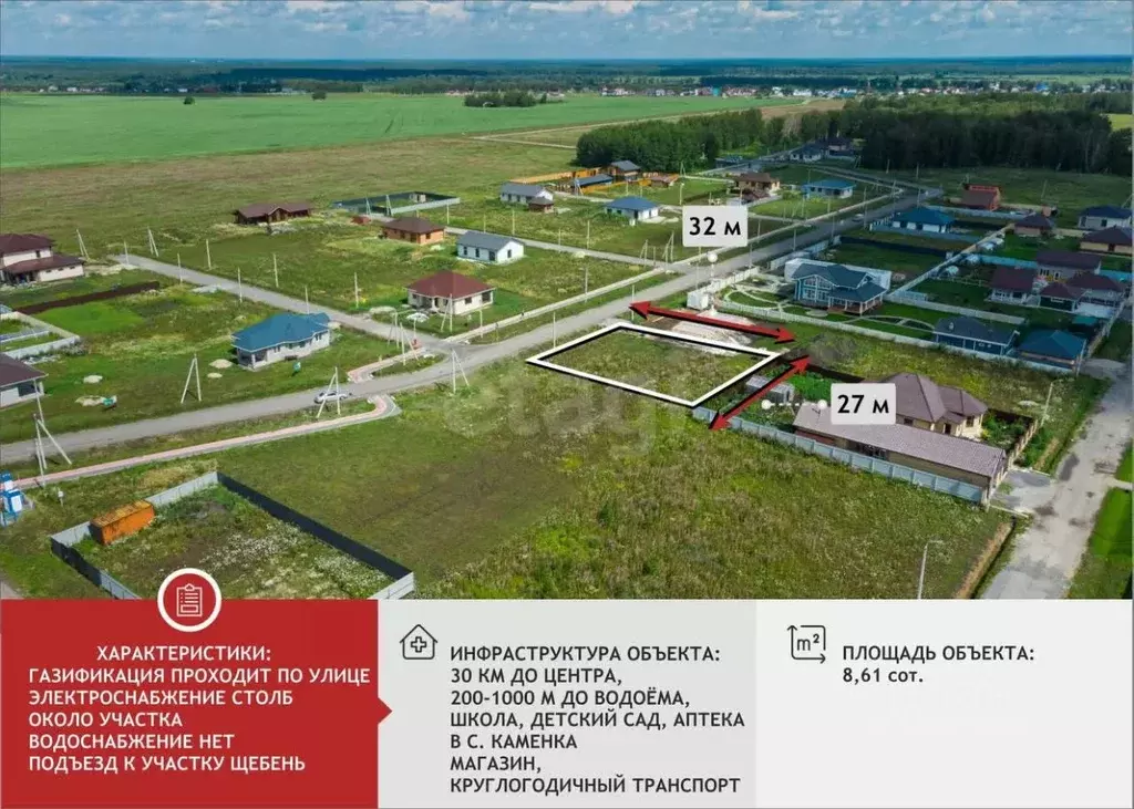Участок в Тюменская область, Тюменский район, с. Кулига, Сказка кп  ... - Фото 0