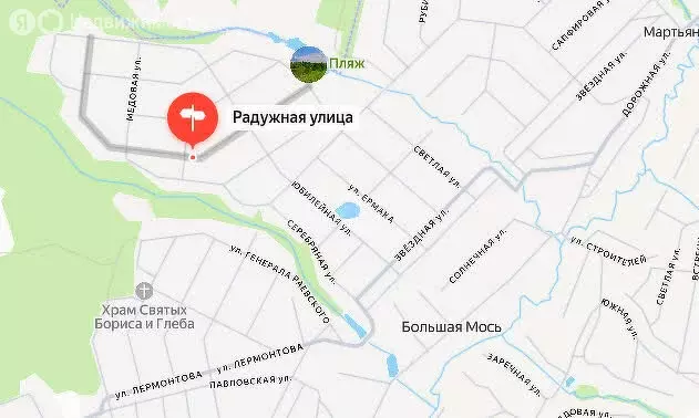 Участок в Большая Мось, Радужная улица (14.9 м) - Фото 1