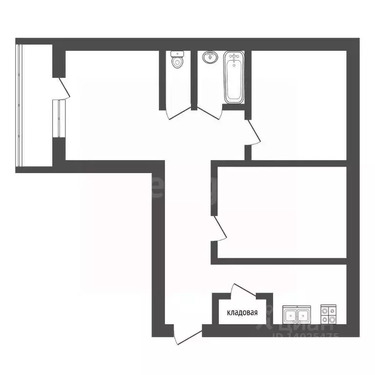 3-к кв. Владимирская область, Ковров ул. Грибоедова, 9 (63.7 м) - Фото 2