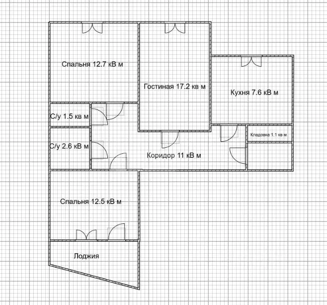 3-к кв. Оренбургская область, Оренбург Салмышская ул., 7 (65.0 м) - Фото 1
