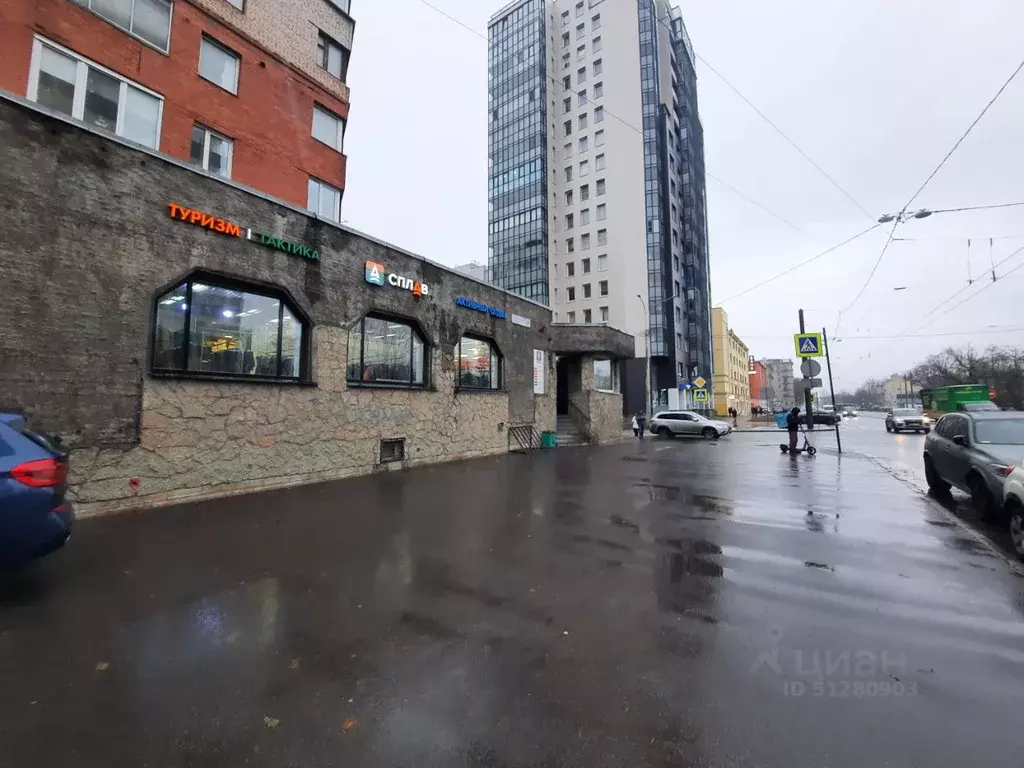 Торговая площадь в Санкт-Петербург Лесной просп, 69 (350.0 м) - Фото 0