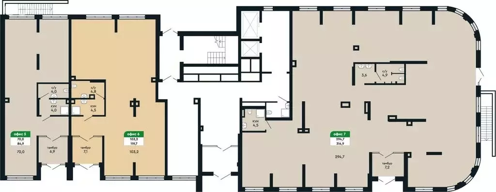 Помещение свободного назначения (119.7 м) - Фото 2