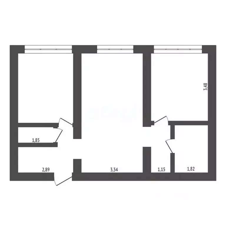 2-к кв. Амурская область, Благовещенск Батарейная ул., 7 (65.1 м) - Фото 1