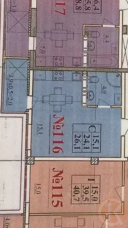 Студия Крым, Евпатория просп. Ленина, 68к20 (28.0 м) - Фото 2