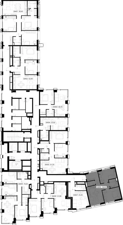 2-комнатная квартира: Москва, ЖК Ситизен, к3 (58.9 м) - Фото 0