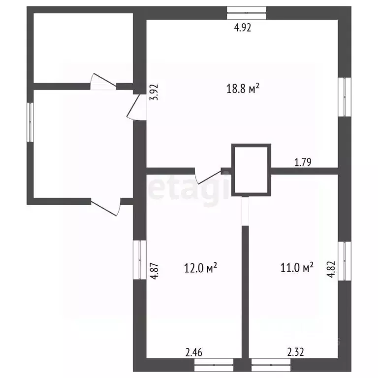 Дом в Алтайский край, с. Романово ул. Ползунова, 17 (136 м) - Фото 2