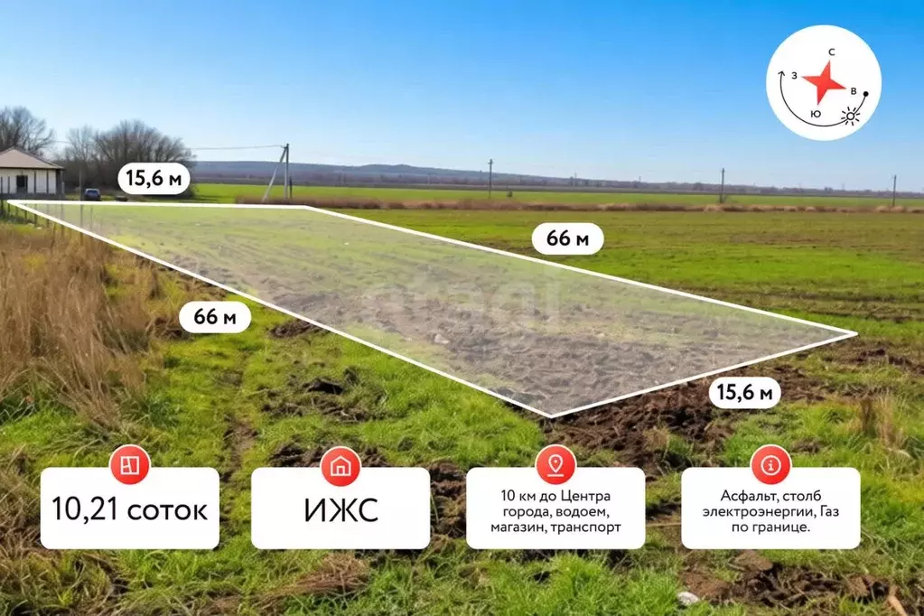 Участок в Краснодарский край, Темрюк ул. Ильи Павленко (10.21 сот.) - Фото 1
