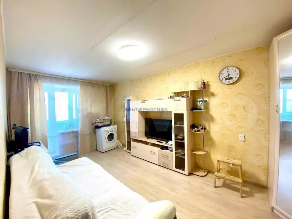 1-к. квартира, 30,4 м, 5/5 эт. - Фото 1
