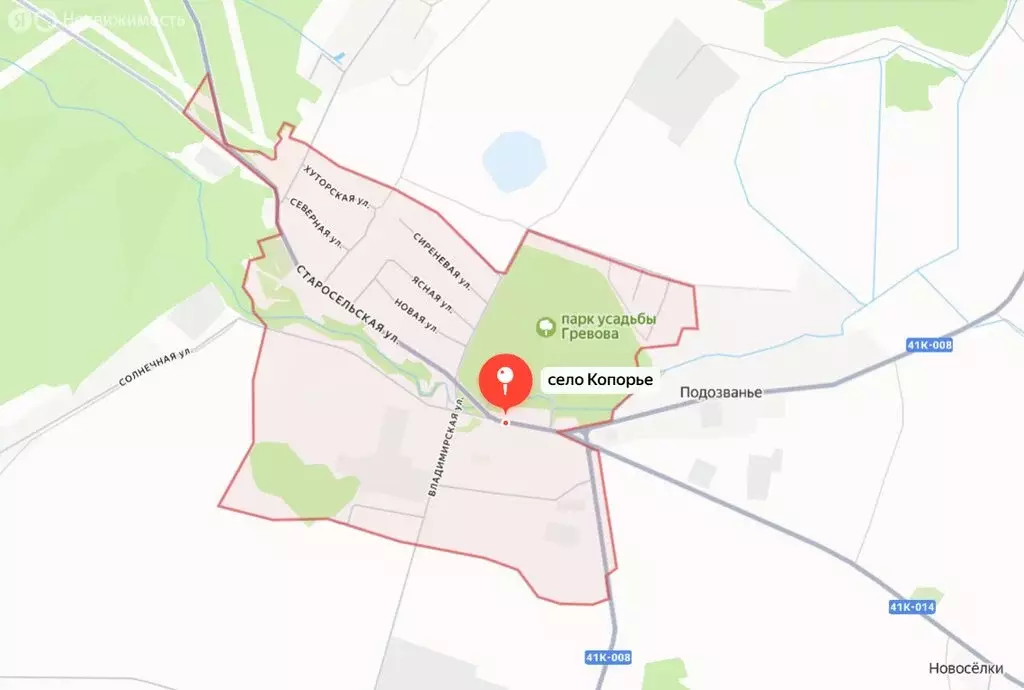 Участок в село Копорье, Огородная улица (15 м) - Фото 1