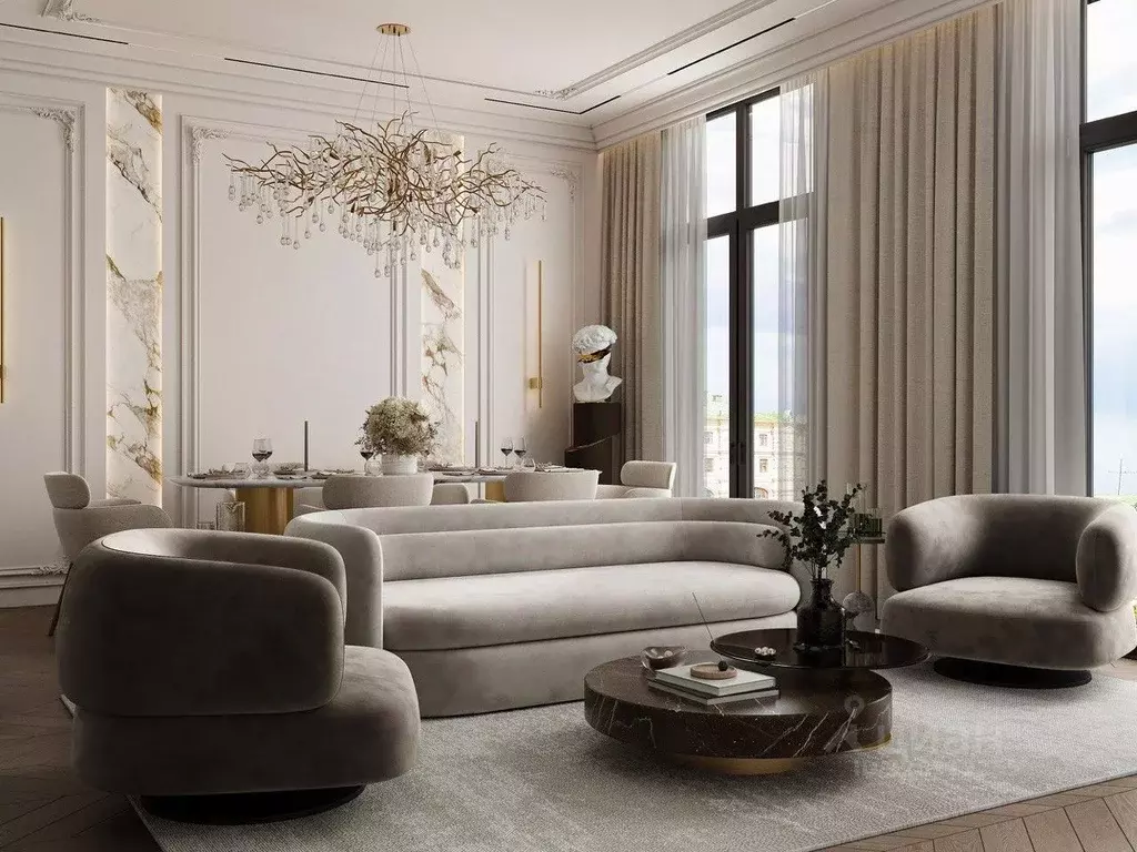 3-к кв. Москва Хлыновский туп., 4 (155.0 м) - Фото 1