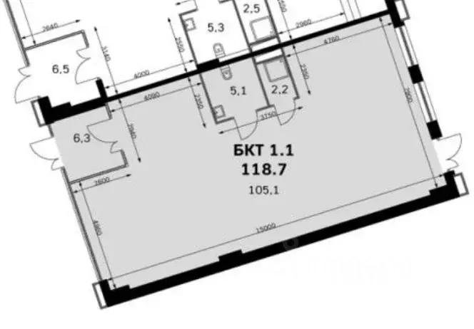 Помещение свободного назначения в Москва Шелепихинская наб., 38А (119 ... - Фото 2