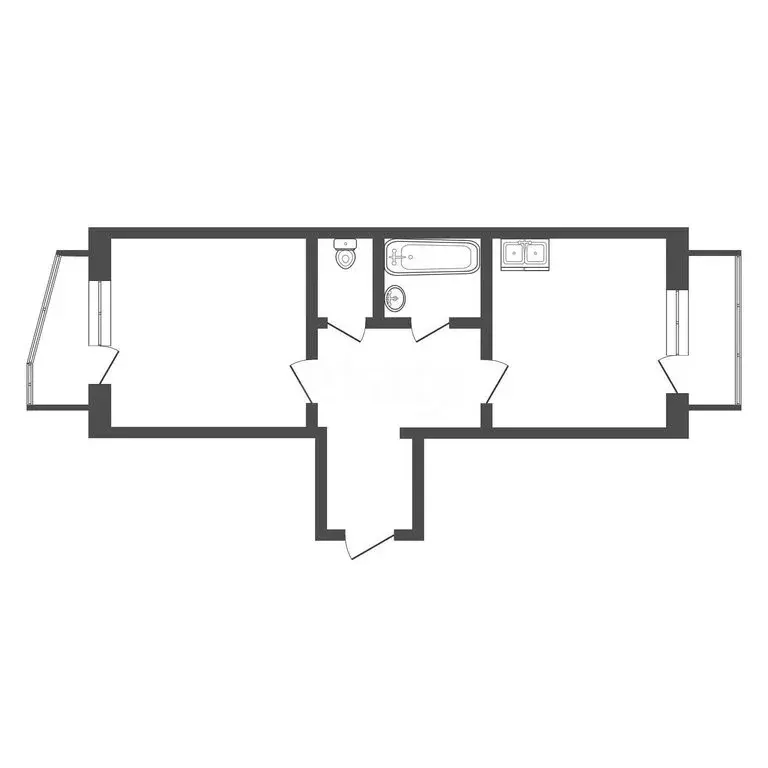 1-комнатная квартира: Тюмень, Широтная улица, 173к5 (51 м) - Фото 2