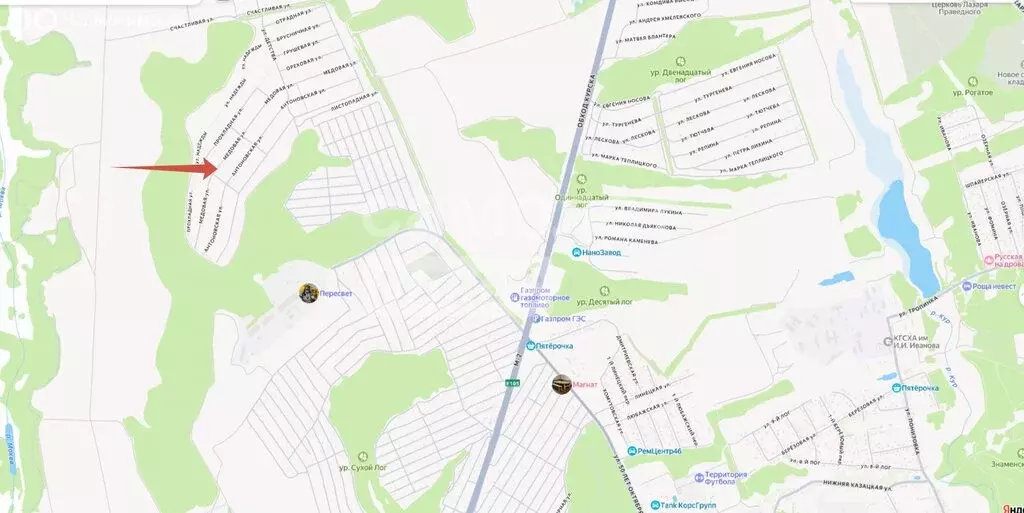 Участок в Курск (10 м) - Фото 1