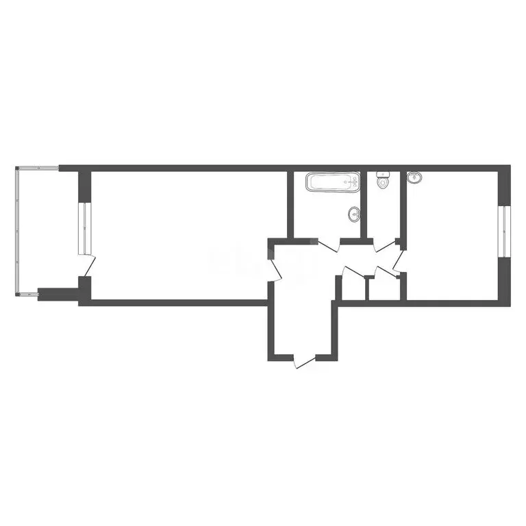 1-комнатная квартира: Юрга, Фестивальная улица, 9А (32 м) - Фото 1
