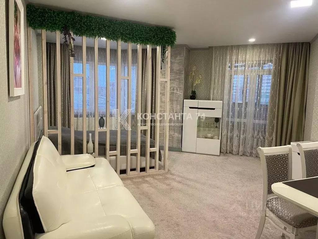 1-к кв. Челябинская область, Челябинск ул. Энтузиастов, 30Б (46.0 м) - Фото 1