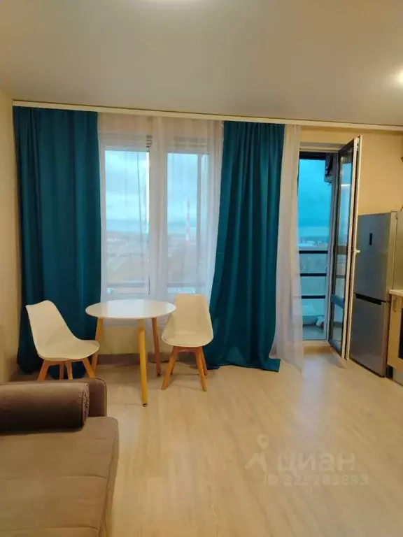 Студия Санкт-Петербург ул. Оптиков, 34К1 (27.0 м) - Фото 1