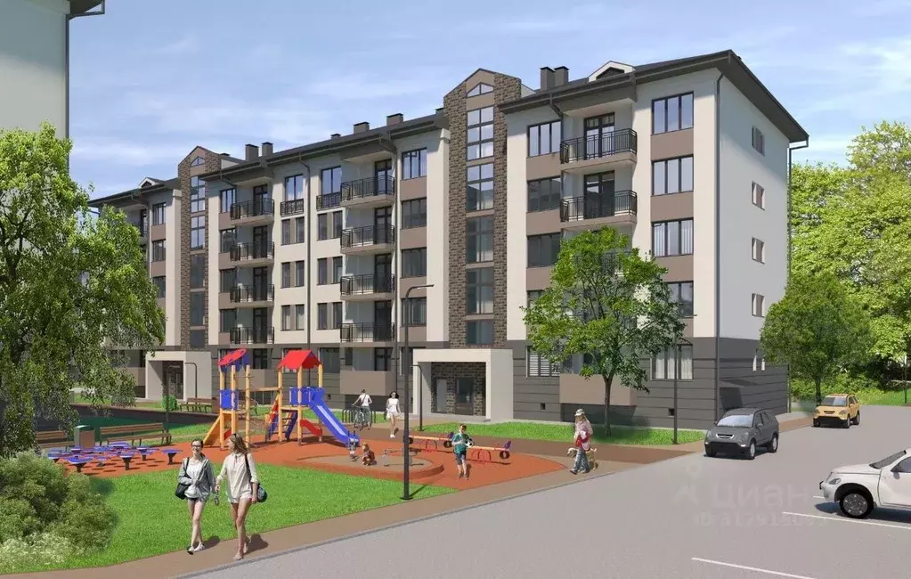 2-к кв. Калининградская область, Балтийск Московская ул., 16Ак3 (63.1 ... - Фото 1