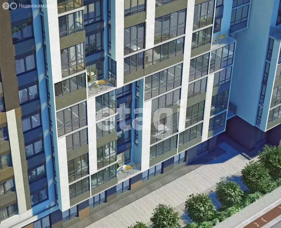 1-комнатная квартира: Тюмень, улица Александра Протозанова, 4 (34.8 м) - Фото 2