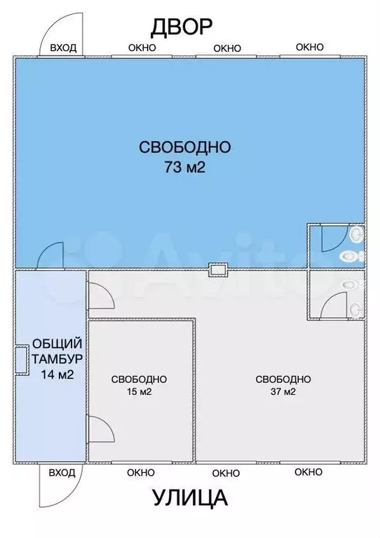 Свободного назначения, 53 м - Фото 0