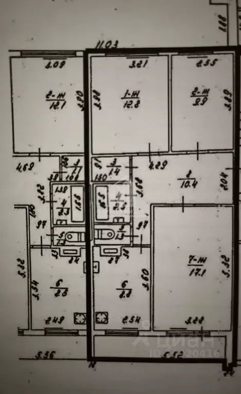 3-к кв. Калининградская область, Черняховск Калининградская ул., 31 ... - Фото 2