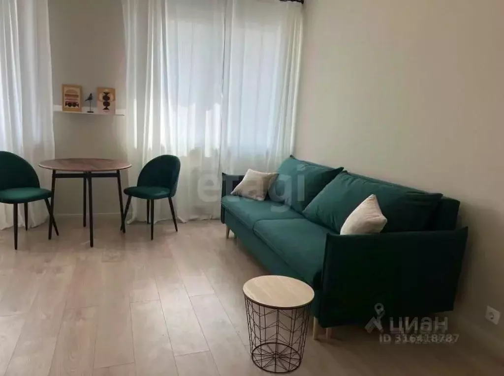 Студия Москва Тайнинская ул., 9к1 (29.0 м) - Фото 1