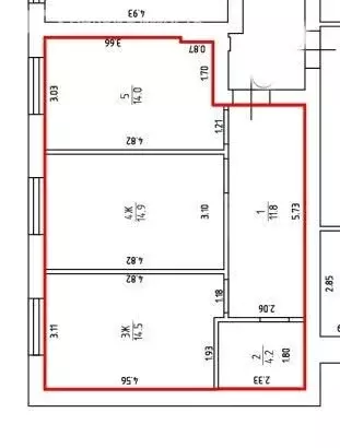 2-комнатная квартира: Зеленоградск, Донская улица, 46 (59.4 м) - Фото 1
