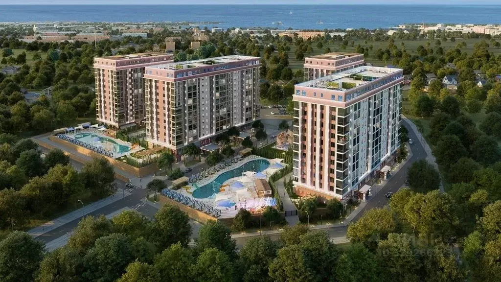 1-к кв. Крым, Черноморское пгт ул. Евпаторийская, 12А (63.51 м) - Фото 1