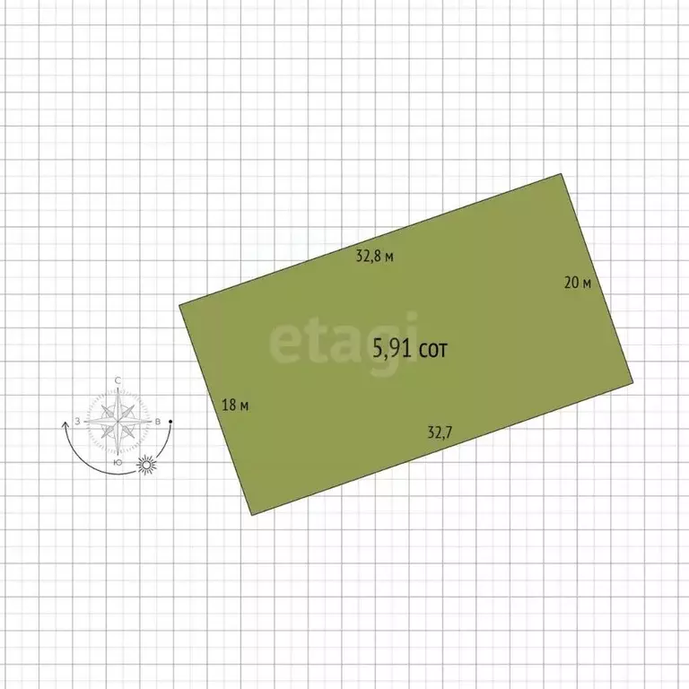 Участок в Адыгея, Майкопский район, пос. Тульский  (5.91 сот.) - Фото 2