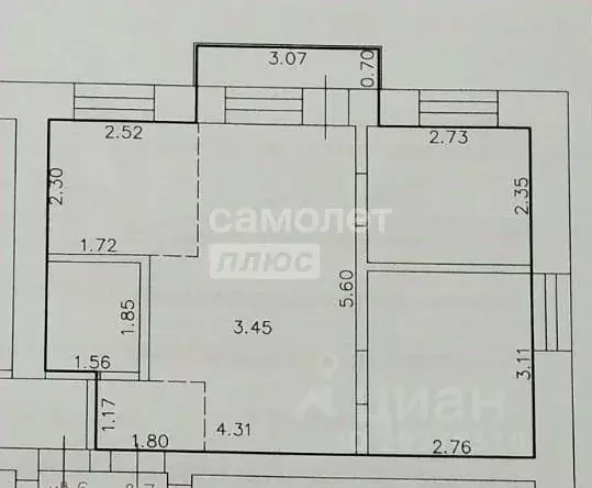 3-к кв. Кировская область, Киров ул. Ивана Попова, 34 (42.2 м) - Фото 1