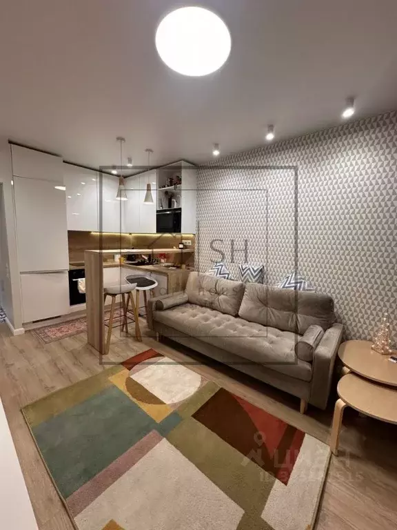 Студия Санкт-Петербург ул. Оптиков, 37 (21.4 м) - Фото 1