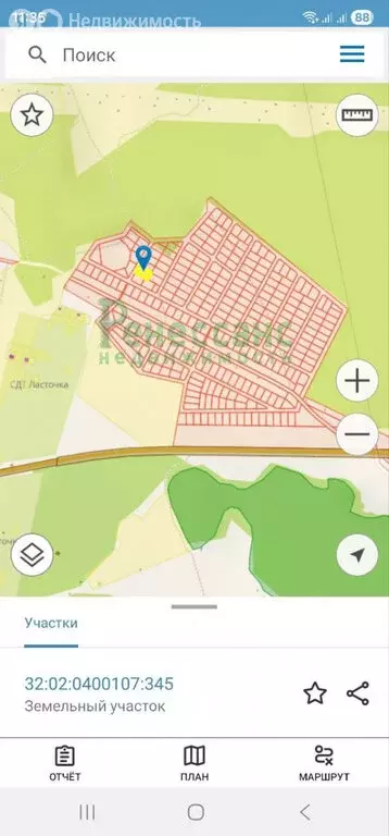 Участок в Брянский район, Новодарковичское сельское поселение, деревня ... - Фото 1