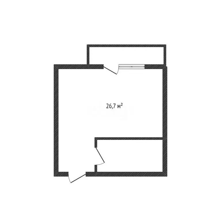 Квартира-студия: аул Новая Адыгея, Бжегокайская улица, 90/1к4 (27 м) - Фото 1