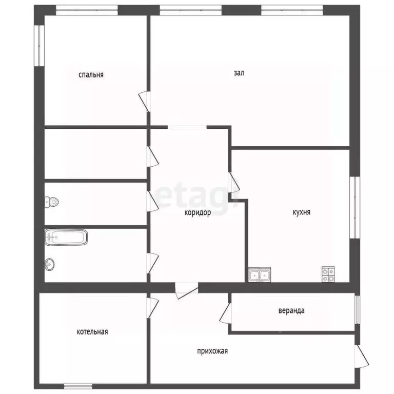 Дом в Свердловская область, Талицкий городской округ, пос. Троицкий ... - Фото 2