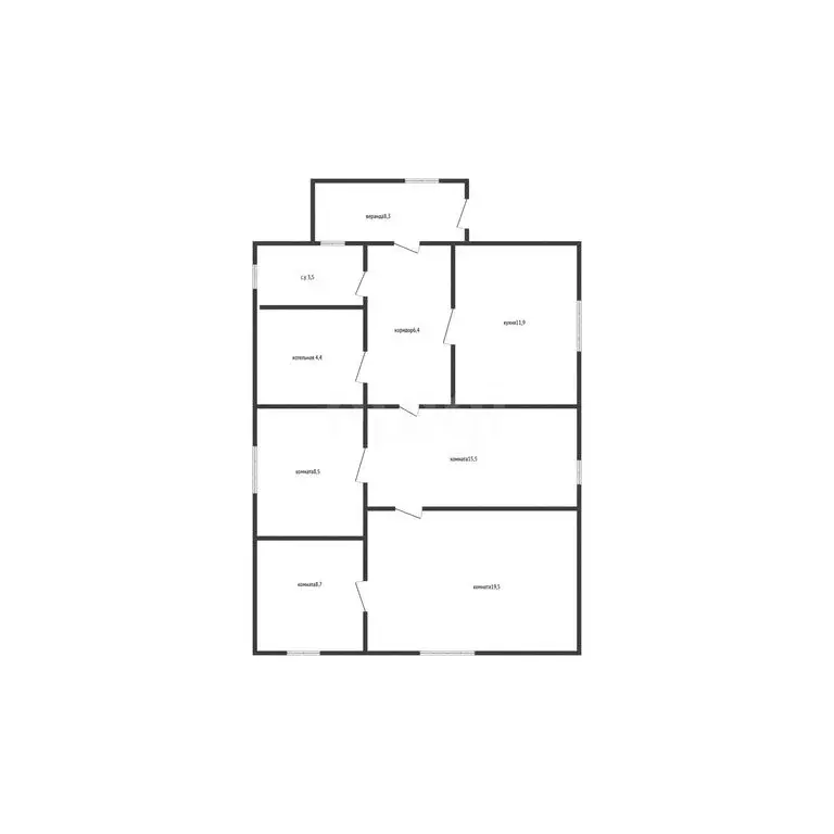 Дом в Усть-Лабинск, Коммунистическая улица, 1А (87.7 м) - Фото 1