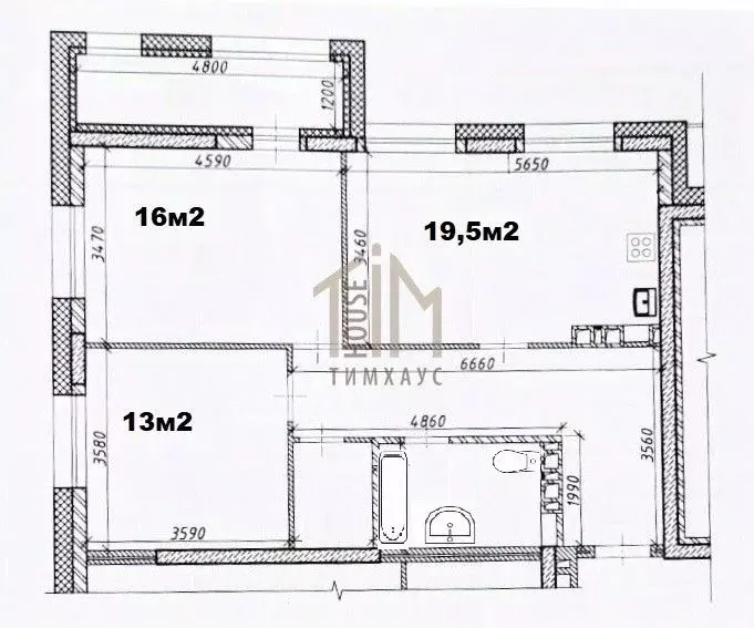 3-к кв. Омская область, Омск Взлетная ул., 13 (69.8 м) - Фото 2
