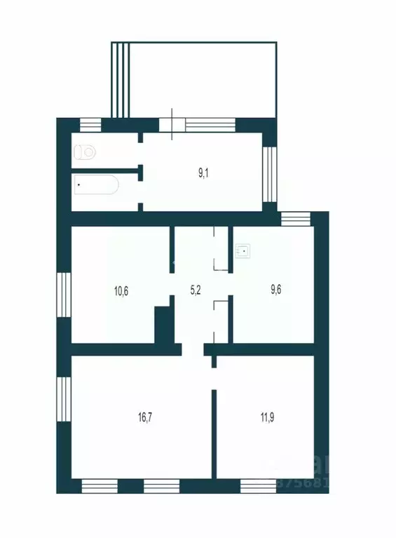 Дом в Новосибирская область, Чулым Аптечная ул., 10 (69 м) - Фото 2