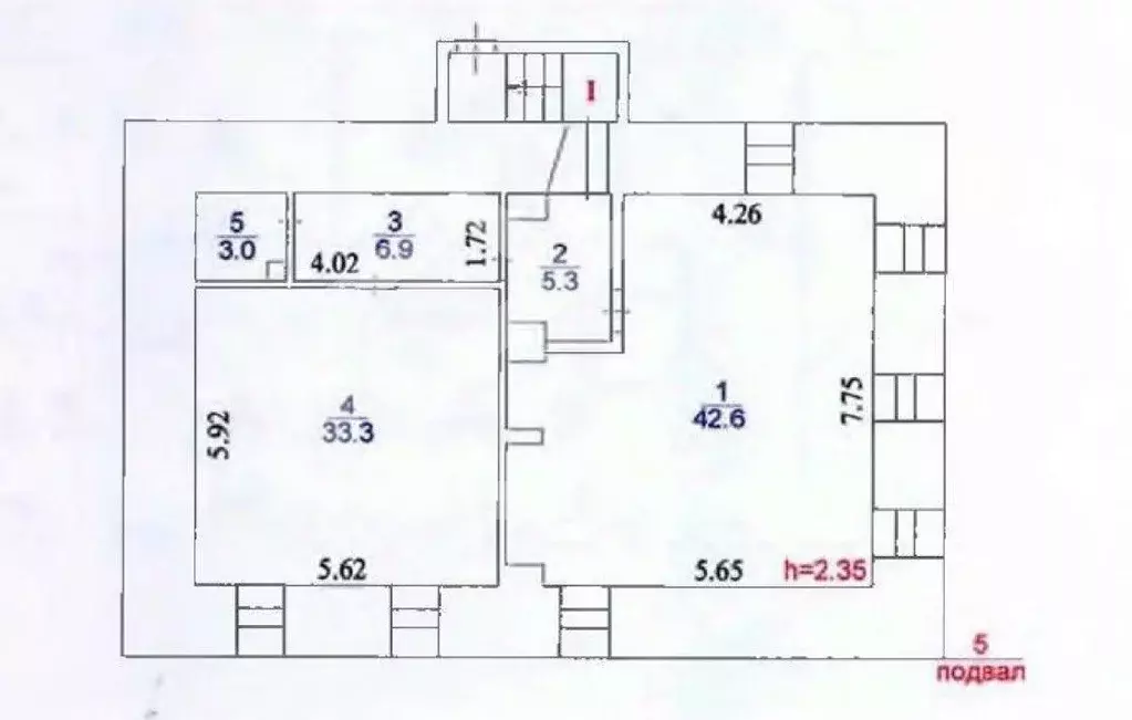 Торговая площадь в Москва Новая Басманная ул., 20С5 (318 м) - Фото 2