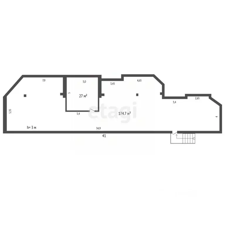 Торговая площадь в Красноярский край, Красноярск Молодежный просп., 6А ... - Фото 2