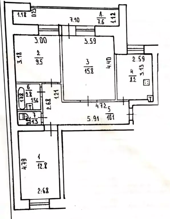 3-к кв. Башкортостан, Уфа Интернациональная ул., 185 (68.1 м) - Фото 0