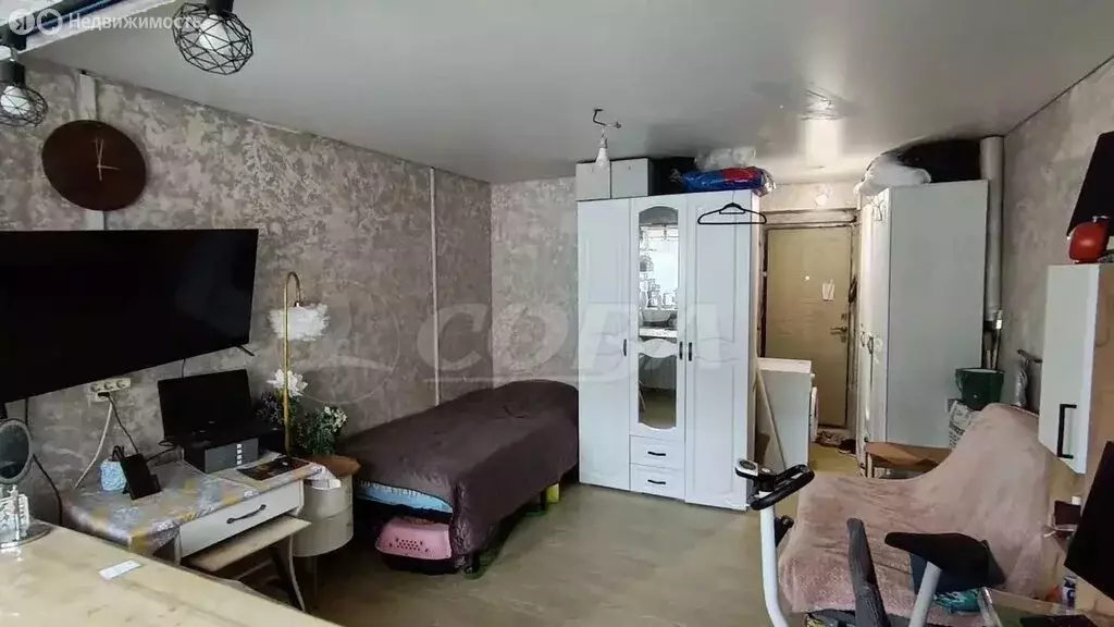 Квартира-студия: Тюмень, Олимпийская улица, 20 (16.6 м) - Фото 1