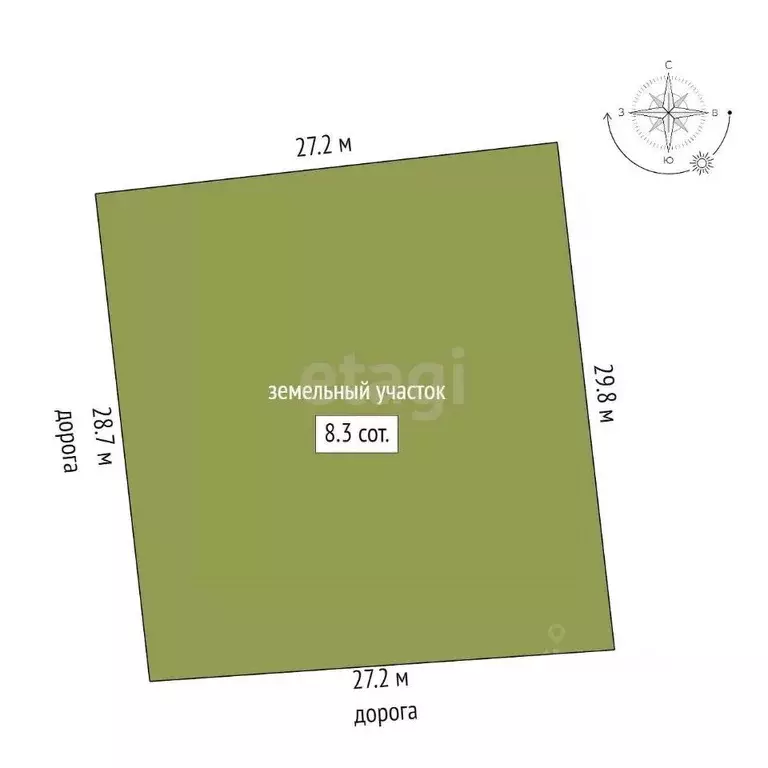 Участок в Татарстан, Тукаевский район, д. Азьмушкино, Подсолнухи мкр ... - Фото 2