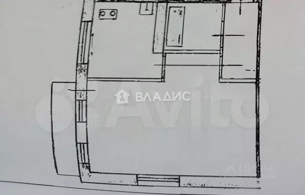 1-к кв. Башкортостан, Уфа Российская ул., 78/2 (31.8 м) - Фото 2