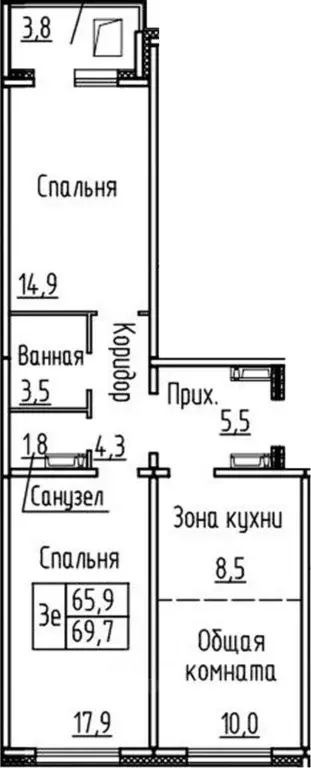 2-к кв. Новосибирская область, Новосибирский район, Мичуринский ... - Фото 0