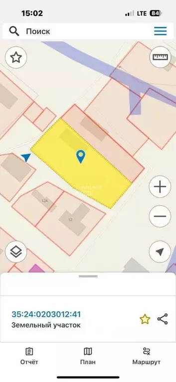 Участок в Вологодская область, Вологда Профсоюзная ул., 14А (34.34 ... - Фото 1