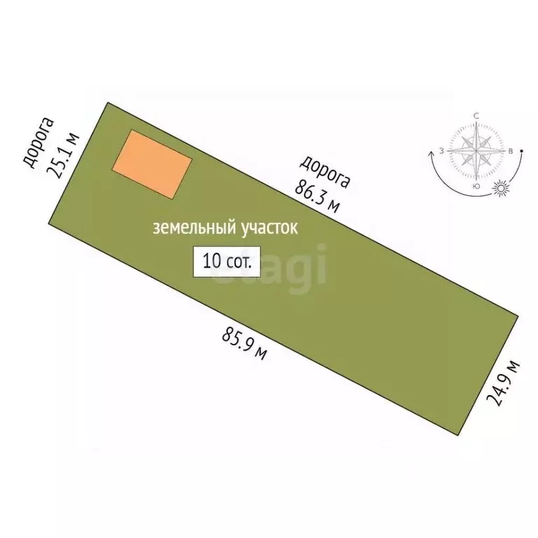 Участок в Татарстан, Тукаевский район, Нижнесуыксинское с/пос, д. ... - Фото 2