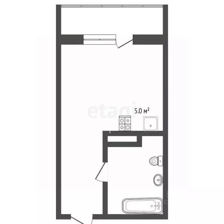 Студия Тюменская область, Тюмень Интернациональная ул., 199 (18.9 м) - Фото 1