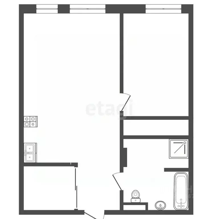 2-к кв. Крым, Симферополь ул. Воровского (62.2 м) - Фото 2