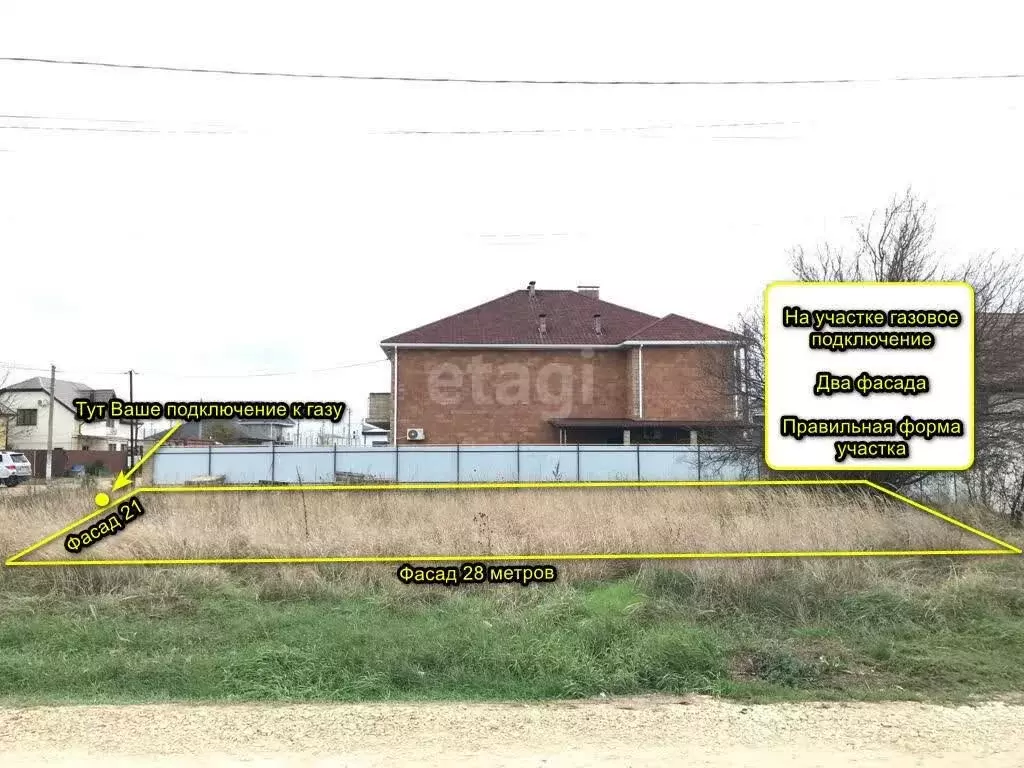 Участок в Витязево, улица Святой Марии (6 м) - Фото 1